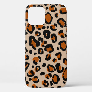 Leopard fur seamless pattern iPhone 12 case