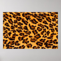 Leopard fur seamless pattern