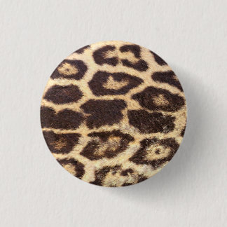 Leopard Fur Spots 3 Cm Round Badge