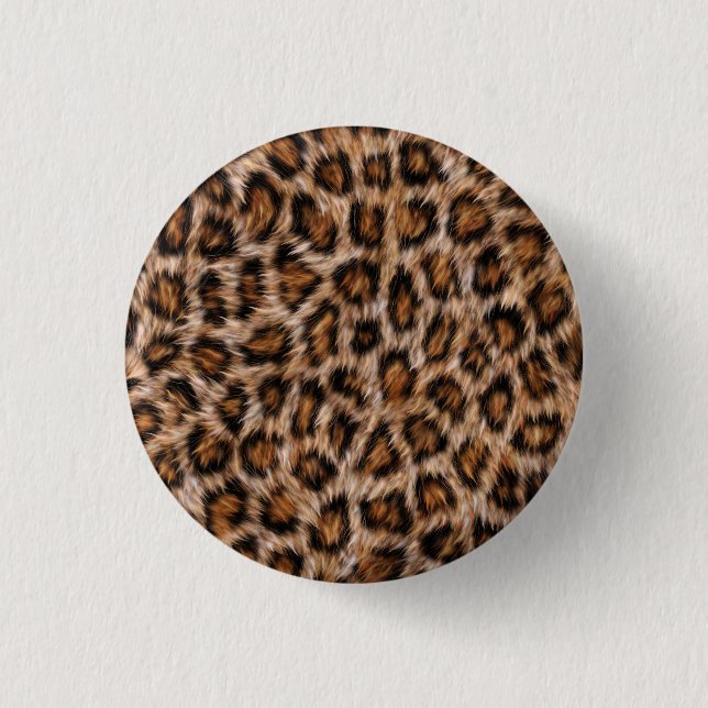 Leopard Fur Spots Pattern 3 Cm Round Badge (Front)