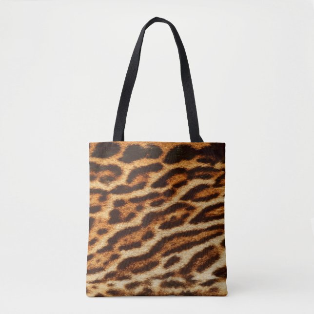 Leopard fur textures. Animal print Tote Bag (Front)