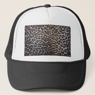 Leopard Fur Trucker Hat