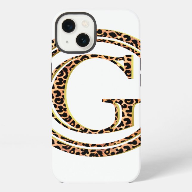 leopard G iPhone Case (Back)
