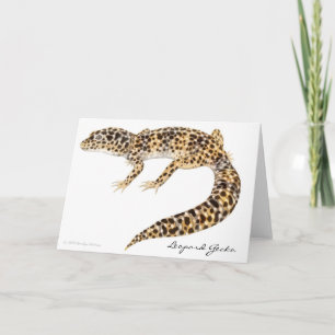 Leopard Gecko Card