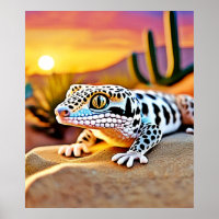 Leopard Gecko Desert Design