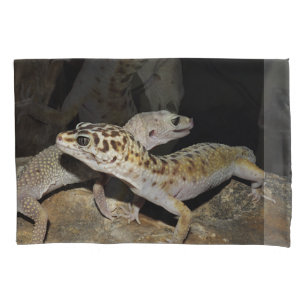 Leopard gecko design for all! pillowcase