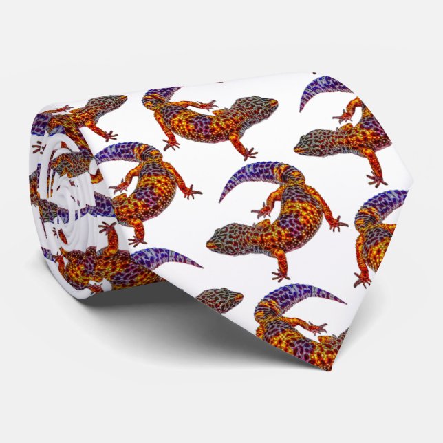 Leopard Gecko, Eublepharis Macularius Tie (Rolled)