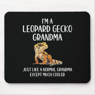 Leopard Gecko Grandma Definition Animals Lover Mot Mouse Pad