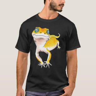 Leopard Gecko I Love My Gecko Gecko Dad T-Shirt