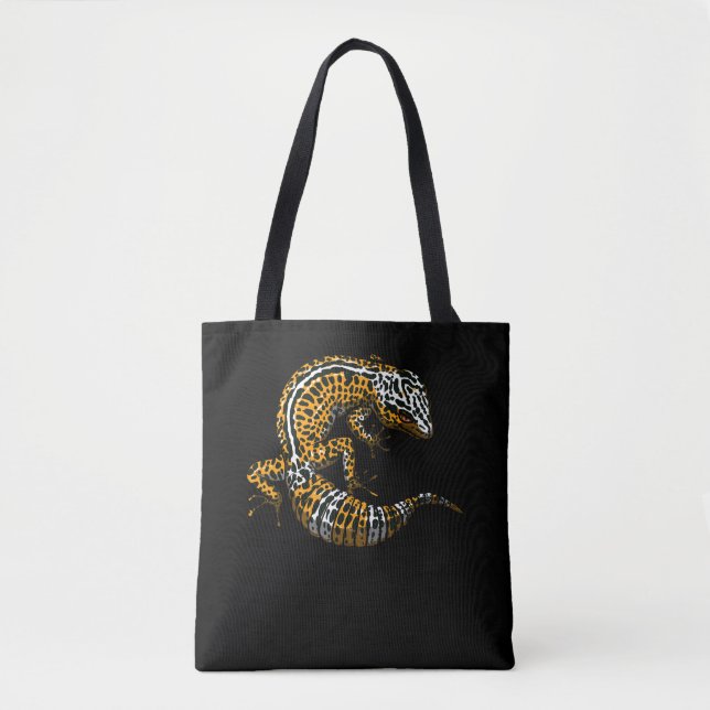 Leopard Gecko Lizard Reptile Tote Bag (Front)