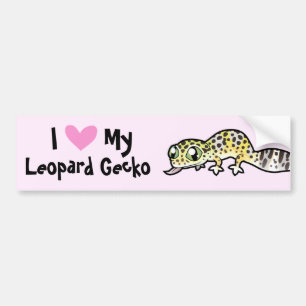 Leopard Gecko Love Bumper Sticker