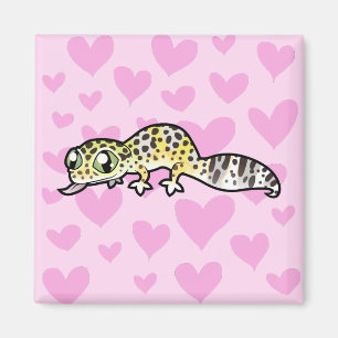 Leopard Gecko Love Magnet