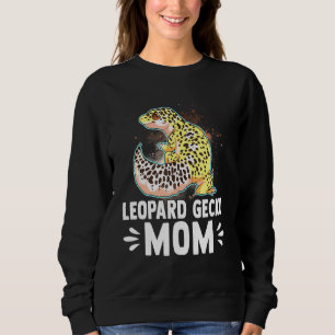 Leopard Gecko Mum Reptile Gecko Animal Leopard Gec Sweatshirt