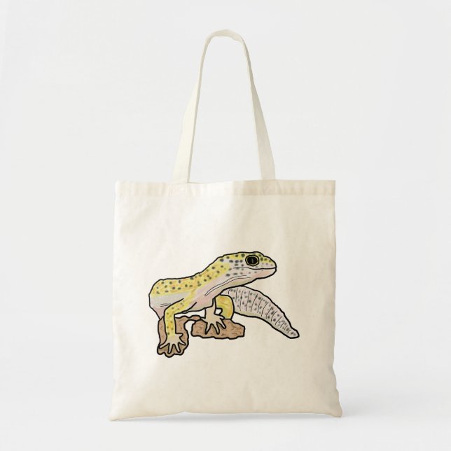 Leopard Gecko Tote Bag (Front)