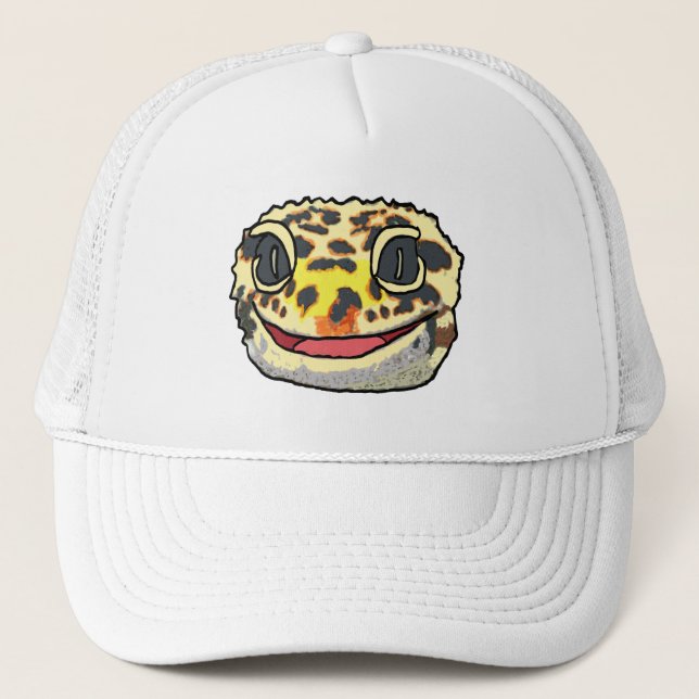 Leopard Gecko Trucker Hat (Front)