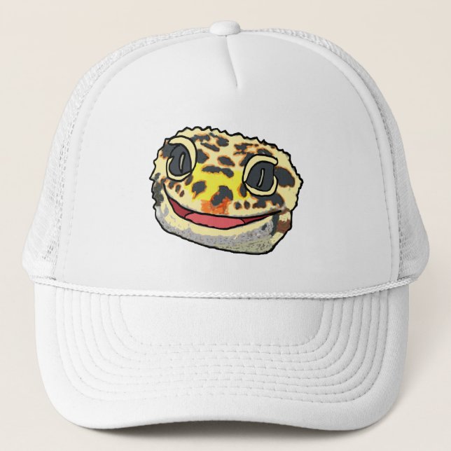 Leopard Gecko Trucker Hat (Front)
