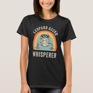 Leopard Gecko Whisperer Reptile Animal Mum Dad T-Shirt