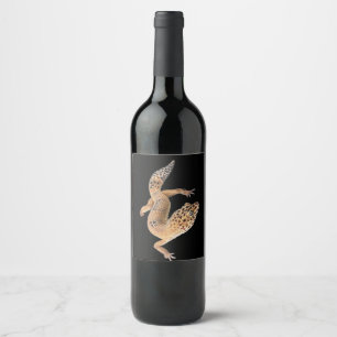 Leopard Gecko Wine Label