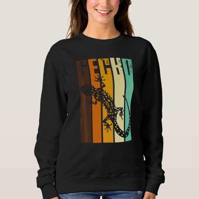Leopard Geckos Lizard Pet Reptile Lizards Gecko Sweatshirt (Front)