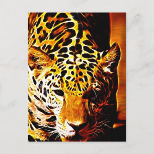Leopard Gotcha Postcard