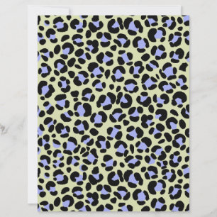 Leopard Green Purple Black