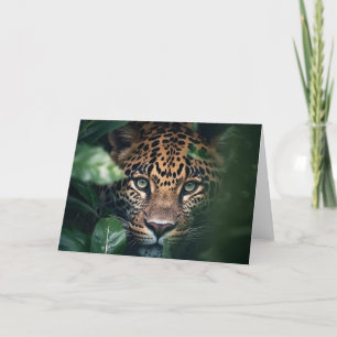 Leopard Greeting Card