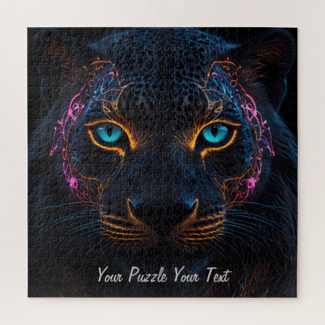 Leopard Guardian Jigsaw Puzzle (Vertical)