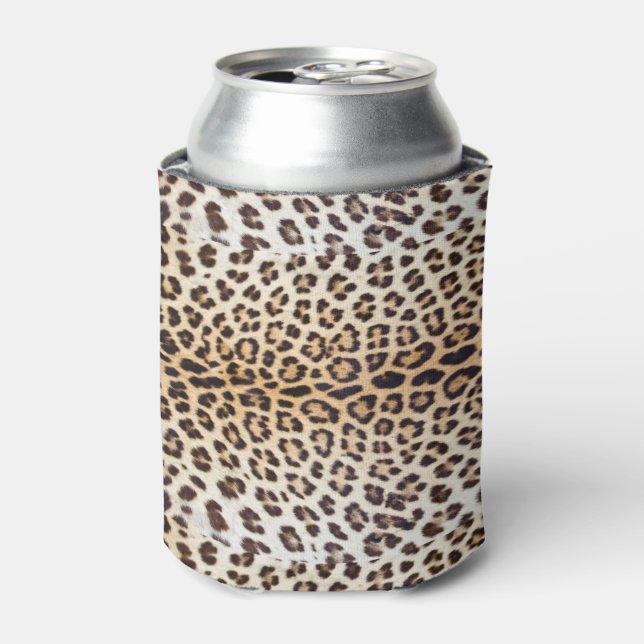 Leopard hair can cooler (Can Front)