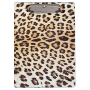 Leopard hair clipboard