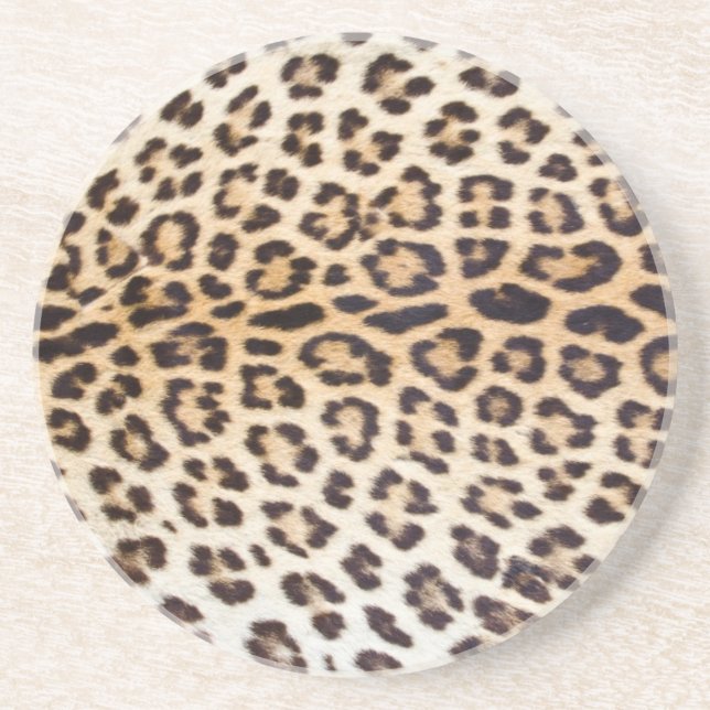 Leopard hair coaster (Front)