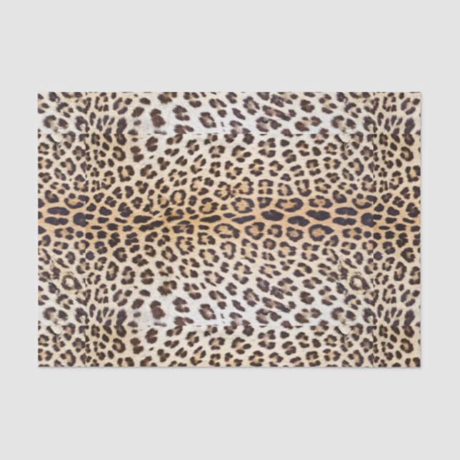 Leopard hair tissue paper (Front)