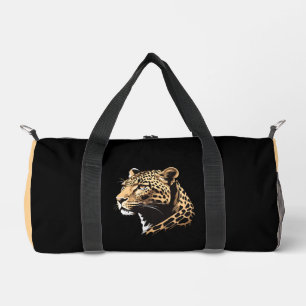 Leopard Head Duffle Bag