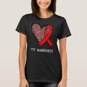 Leopard Heart Thrombotic Thrombocytopenic Purpura T-Shirt