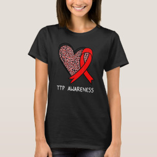 Leopard Heart Thrombotic Thrombocytopenic Purpura T-Shirt