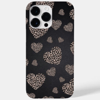 Leopard Hearts Case-Mate iPhone 14 Pro Max Case