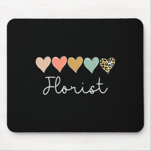 Leopard Hearts Valentines Day For Team Florist Va  Mouse Pad