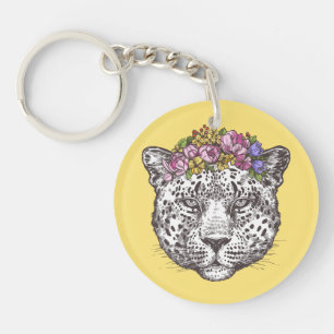 Leopard Hippie Chic Key Ring