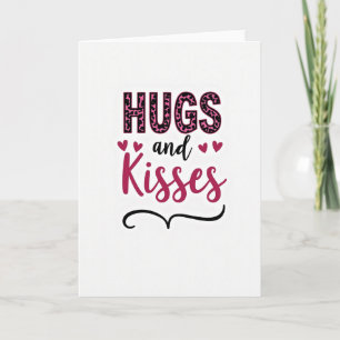 Leopard Hugs Kisses Card