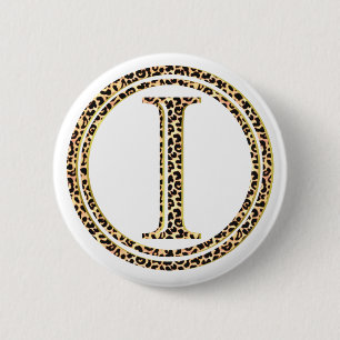 leopard I 6 Cm Round Badge