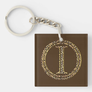 leopard I Key Ring