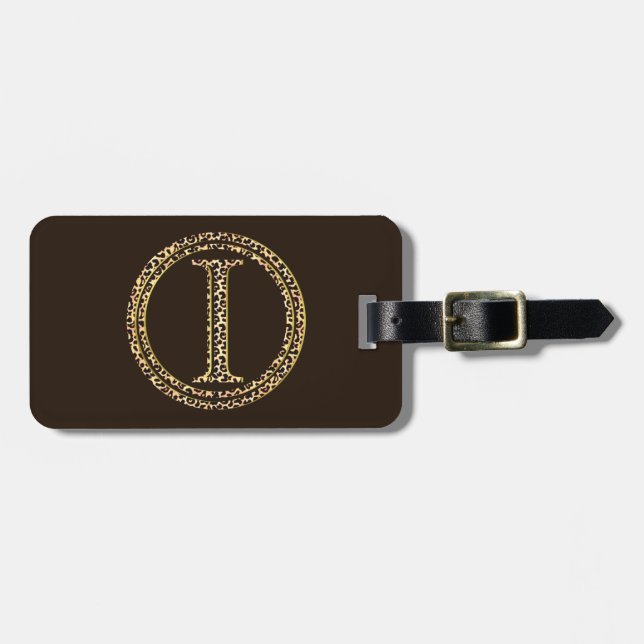 leopard I Luggage Tag (Front Horizontal)