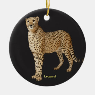 Leopard image for Circle Ornament
