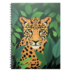 Leopard in the Jungle Notebook