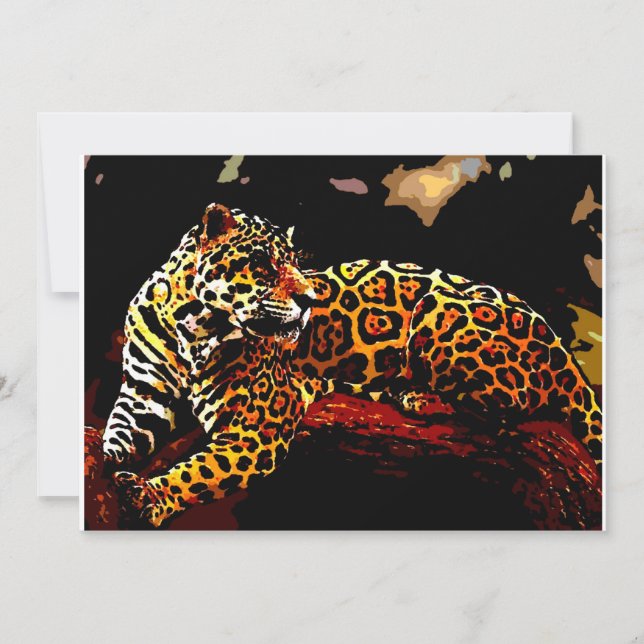 Leopard Invitation (Front)