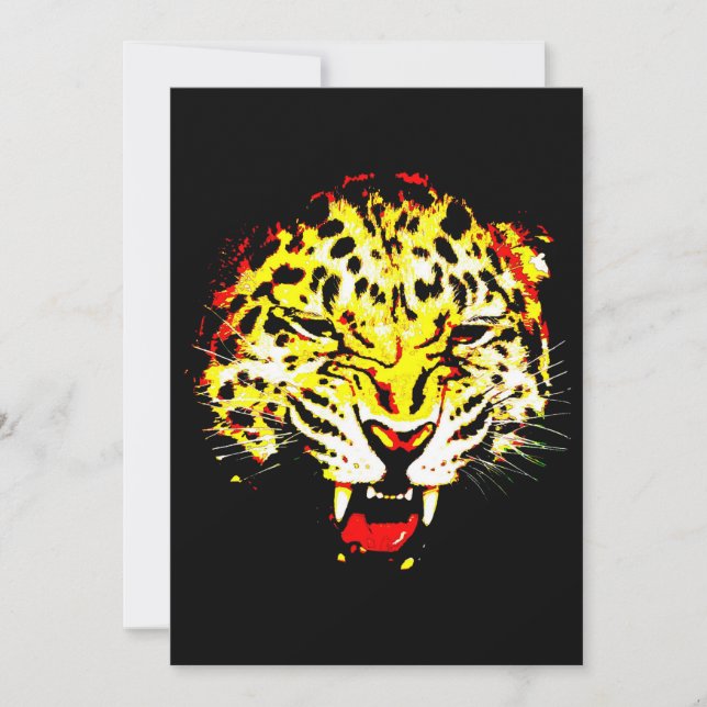 Leopard Invitation (Front)