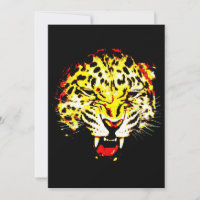 Leopard Invitation