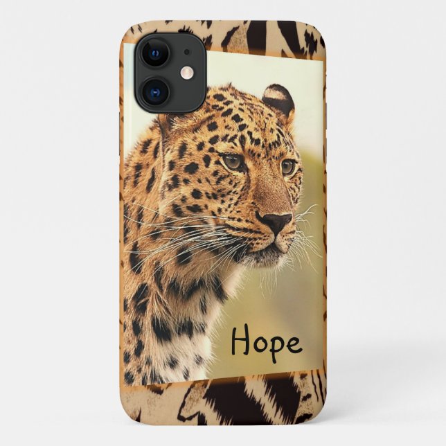 Leopard Iphone Case (Back)