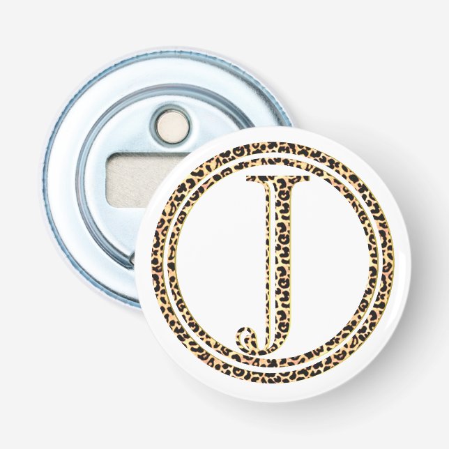 Leopard J Bottle Opener (Front)