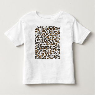 Leopard Jaguar Animal Print Pattern Toddler T-Shirt