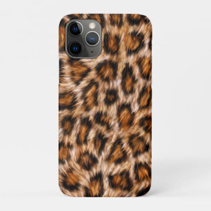 Leopard Jaguar Cat Brown Fur Pattern-24609 iPhone 11 Pro Case